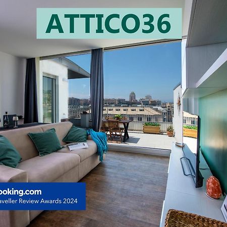 דירות ג'נובה Attico Luxury Con Parcheggio E Terrazza Vista Mozzafiato מראה חיצוני תמונה