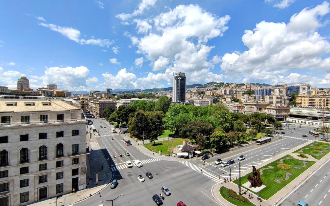 דירות ג'נובה Attico Luxury Con Parcheggio E Terrazza Vista Mozzafiato מראה חיצוני תמונה
