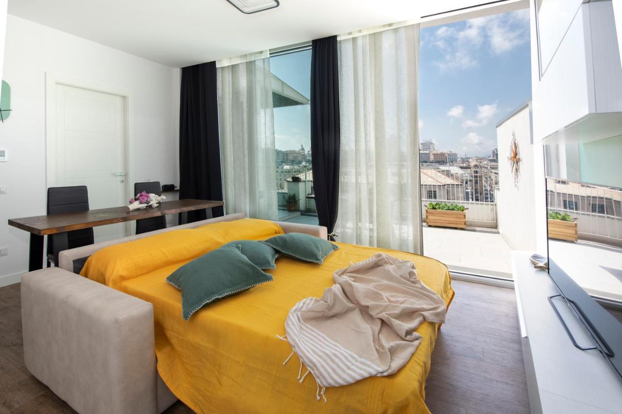 דירות ג'נובה Attico Luxury Con Parcheggio E Terrazza Vista Mozzafiato מראה חיצוני תמונה