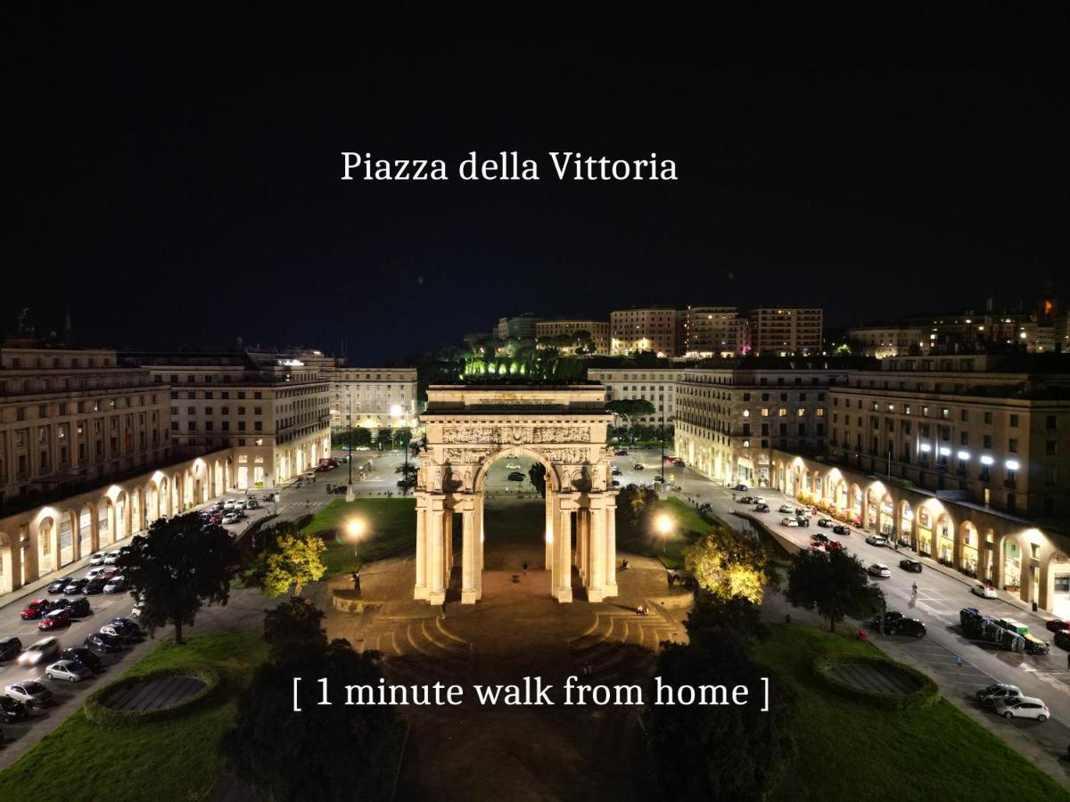דירות ג'נובה Attico Luxury Con Parcheggio E Terrazza Vista Mozzafiato מראה חיצוני תמונה