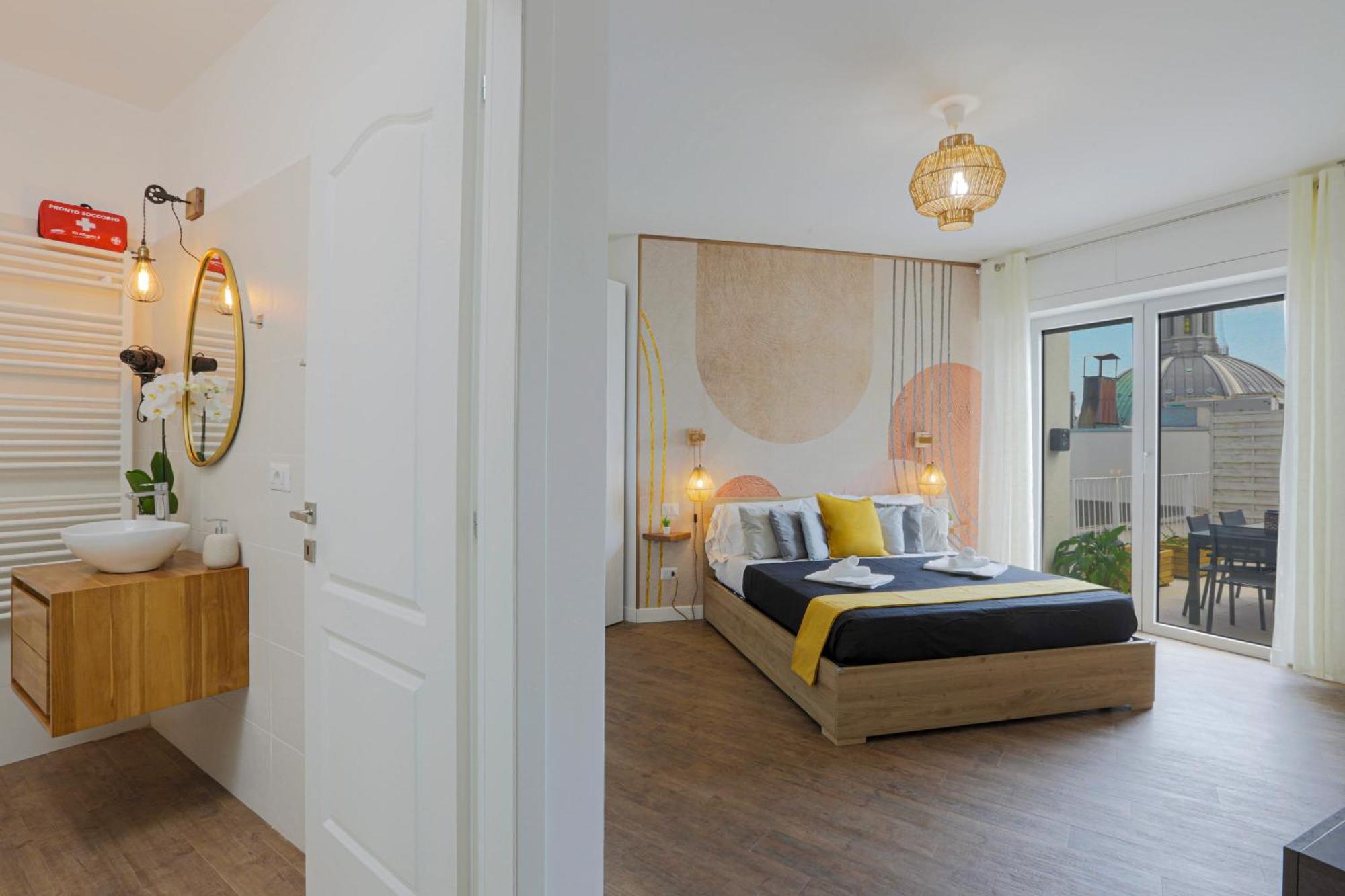 דירות ג'נובה Attico Luxury Con Parcheggio E Terrazza Vista Mozzafiato חדר תמונה
