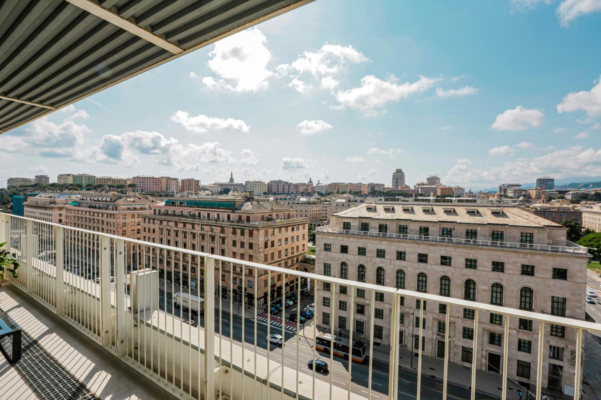 דירות ג'נובה Attico Luxury Con Parcheggio E Terrazza Vista Mozzafiato מראה חיצוני תמונה