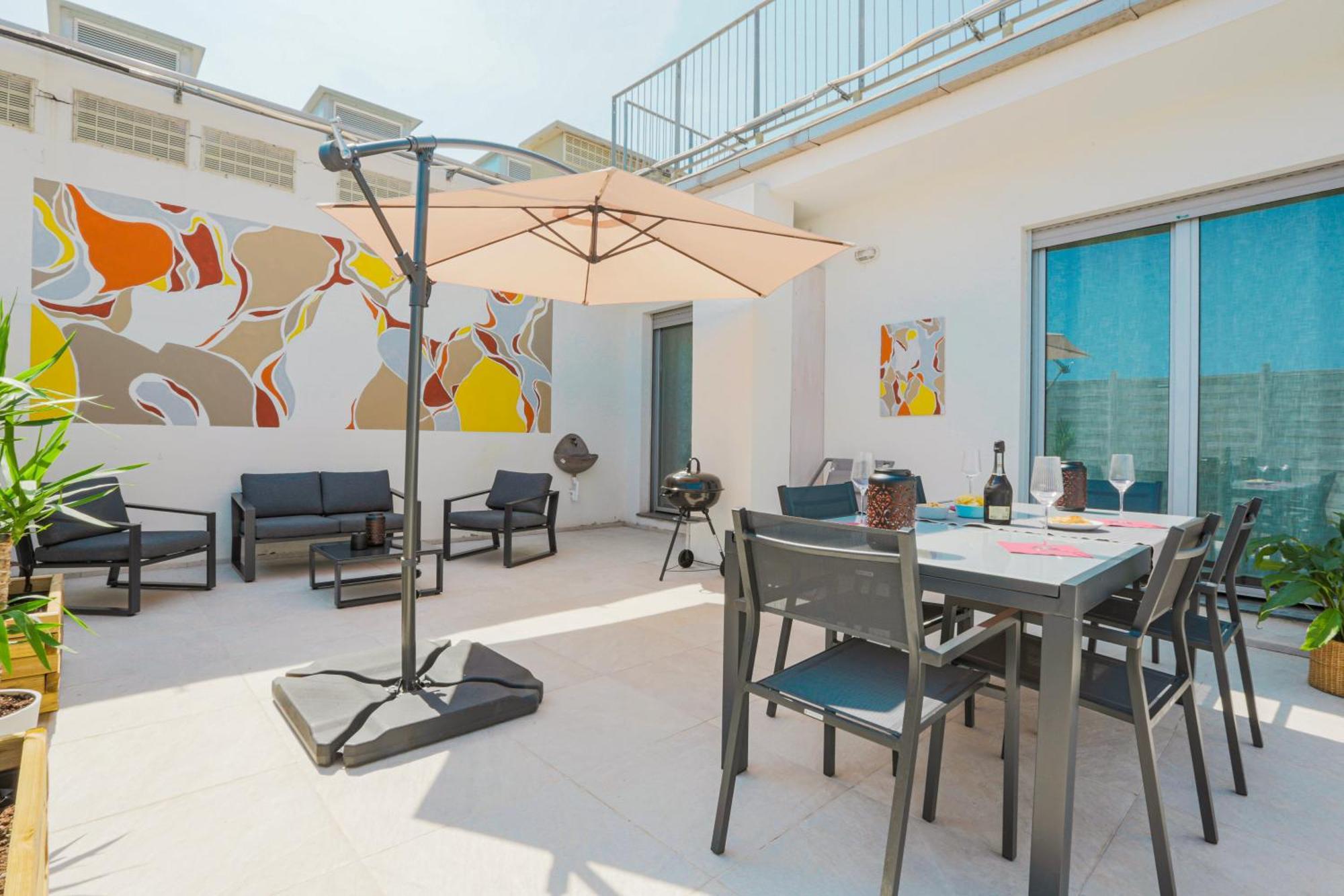 דירות ג'נובה Attico Luxury Con Parcheggio E Terrazza Vista Mozzafiato חדר תמונה